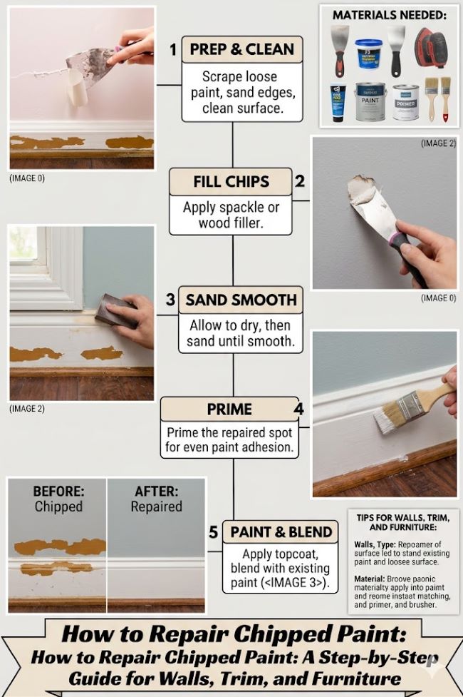 How to Repair Chipped Paint