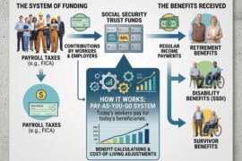 Income by Retired People and People with Disabilities