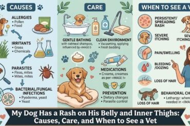 My Dog Has a Rash on His Belly and Inner Thighs