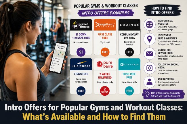 Popular Gyms and Workout Classes