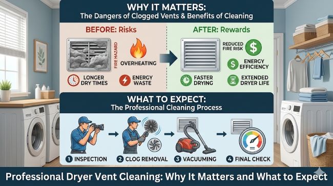 Professional Dryer Vent Cleaning