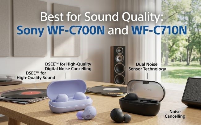 Sony WF-C700N and WF-C710N