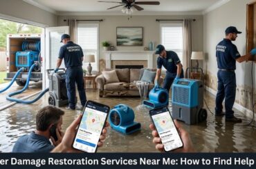 Water Damage Restoration Services Near Me: How to Find Help Fast