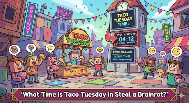 What Time Is Taco Tuesday in Steal a Brainrot?