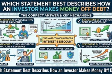 Which Statement Best Describes How an Investor Makes Money Off Debt
