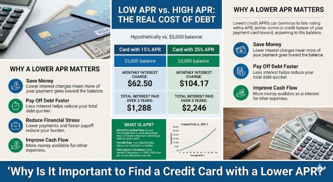Why Is It Important to Find a Credit Card with a Lower APR