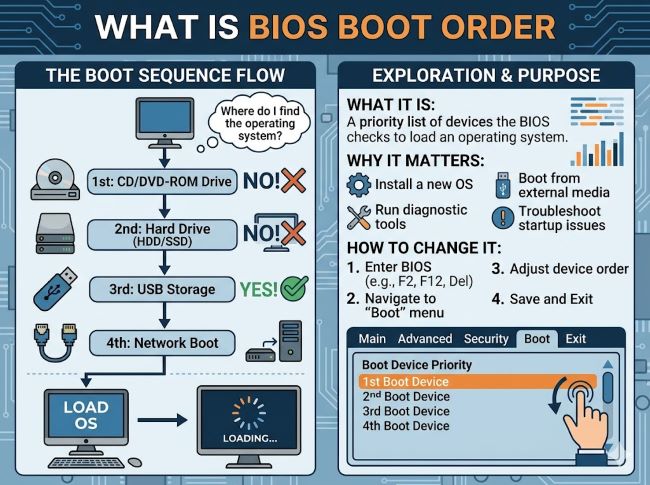 What Is BIOS Boot Order