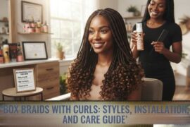 Box Braids With Curls