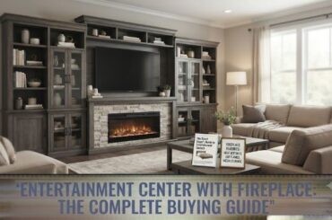 Entertainment Center With Fireplace