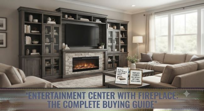 Entertainment Center With Fireplace