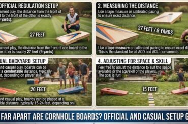 How Far Apart Are Cornhole Boards