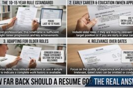 How Far Back Should a Resume Go