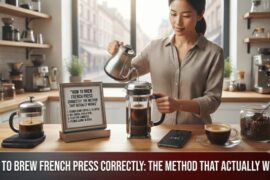 How to Brew French Press Correctly