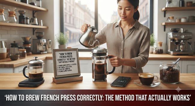 How to Brew French Press Correctly