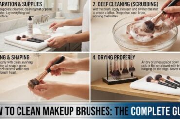 How to Clean Makeup Brushes