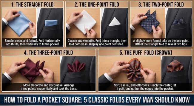 How to Fold a Pocket Square