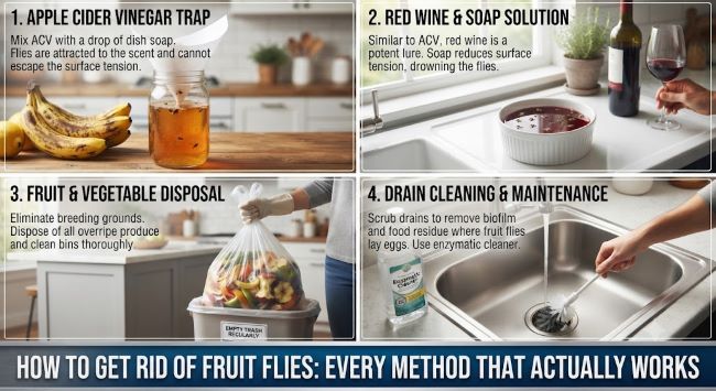 How to Get Rid of Fruit Flies