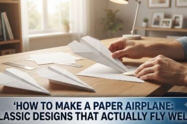 How to Make a Paper Airplane