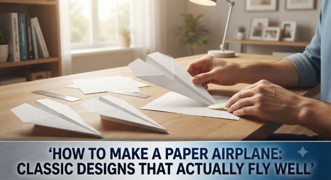 How to Make a Paper Airplane