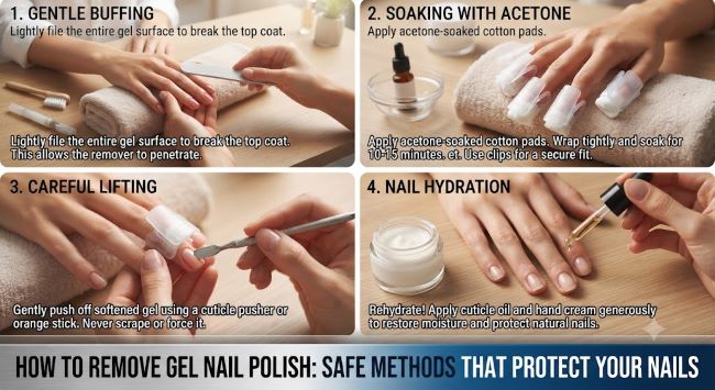 How to Remove Gel Nail Polish