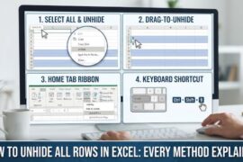 How to Unhide All Rows in Excel