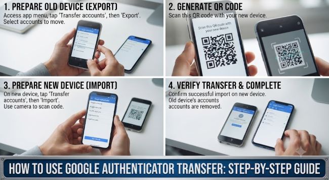How to Use Google Authenticator Transfer
