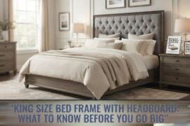 King Size Bed Frame With Headboard