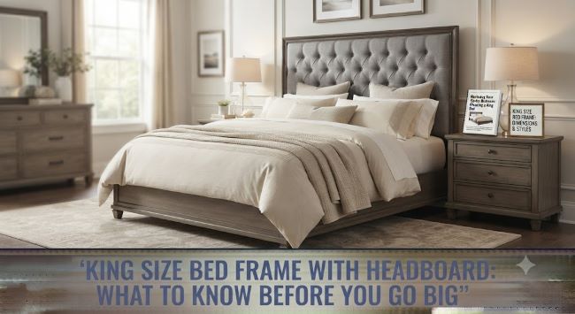 King Size Bed Frame With Headboard