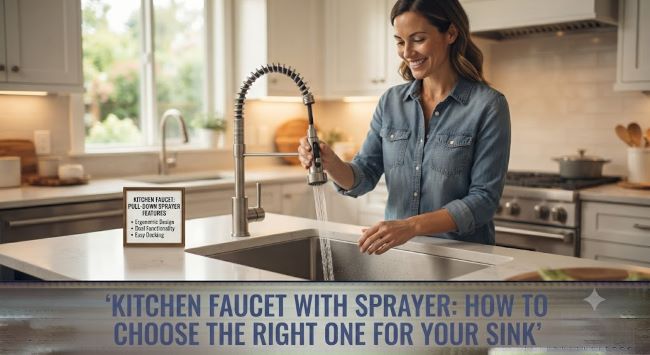 Kitchen Faucet With Sprayer