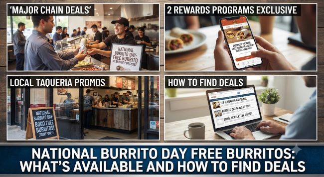National Burrito Day Free Burritos