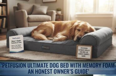 PetFusion Ultimate Dog Bed With Memory Foam
