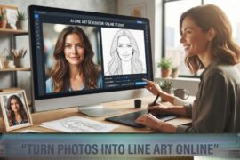 Photos Into Line Art Online