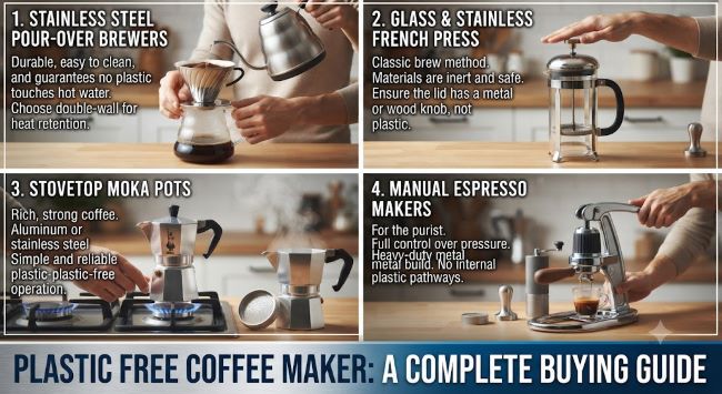 Plastic Free Coffee Maker