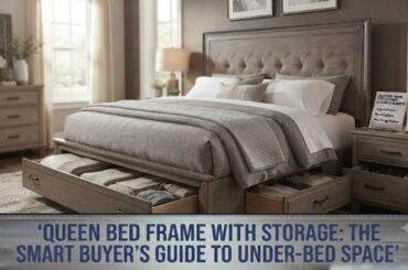 Queen Bed Frame With Storage
