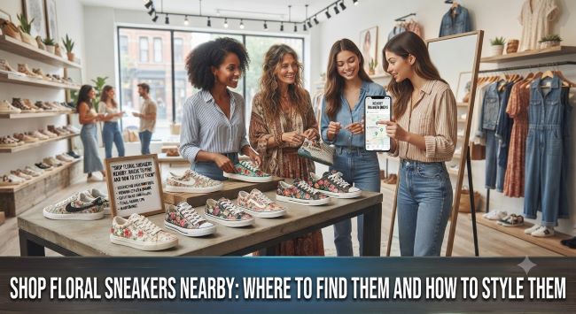 Shop Floral Sneakers Nearby