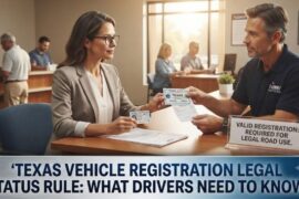 Texas Vehicle Registration Legal Status Rule