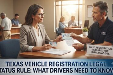 Texas Vehicle Registration Legal Status Rule
