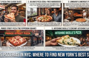 Top 5 Pizzerias in NYC