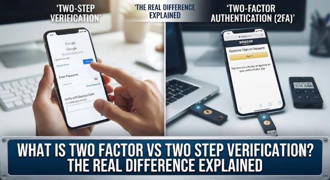 What Is Two Factor vs Two Step Verification