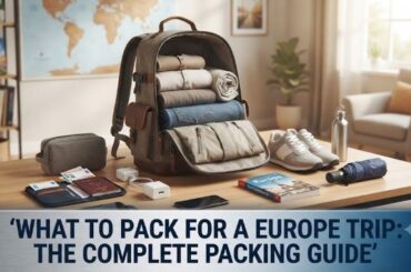What to Pack for a Europe Trip