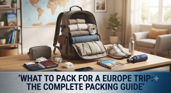 What to Pack for a Europe Trip