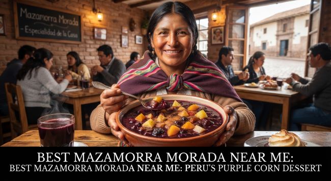 Best Mazamorra Morada Near Me