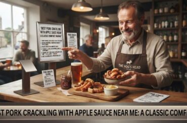 Best Pork Crackling with Apple Sauce Near Me