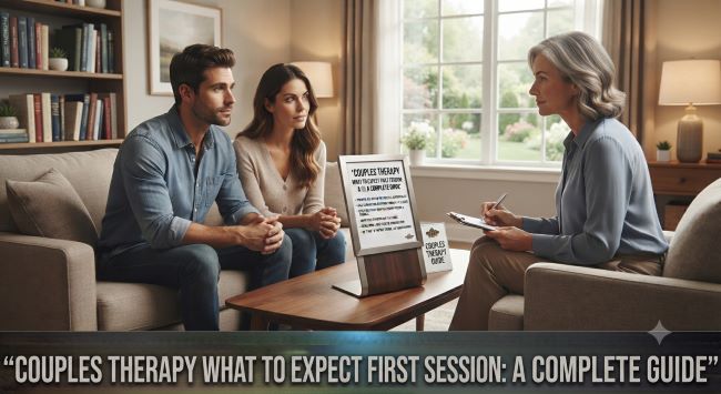 Couples Therapy What to Expect First Session