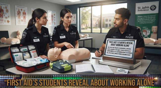 First Aid’s Students Reveal About Working Alone