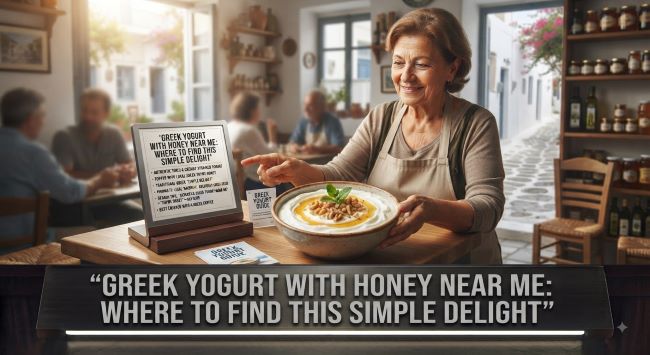 Greek Yogurt with Honey Near Me