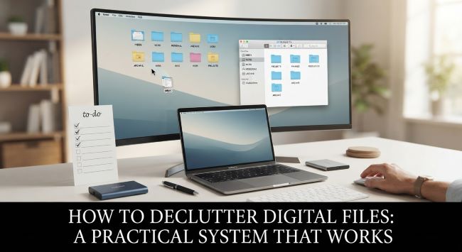 How to Declutter Digital Files