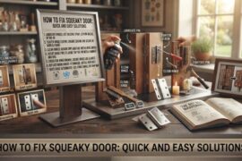 How to Fix Squeaky Door