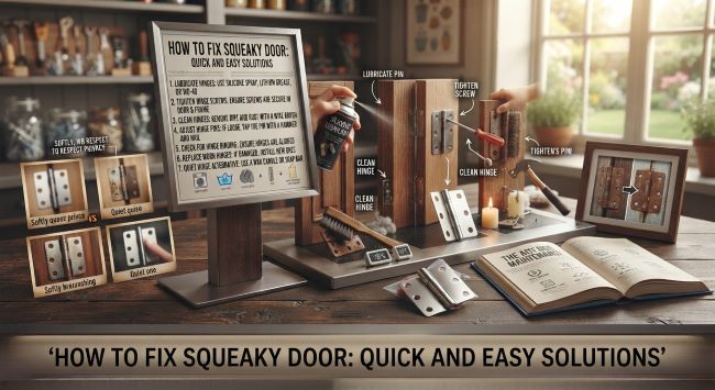 How to Fix Squeaky Door
