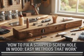 How to Fix a Stripped Screw Hole in Wood